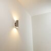 Brachy Aplique para exterior LED Acero inoxidable, 2 luces