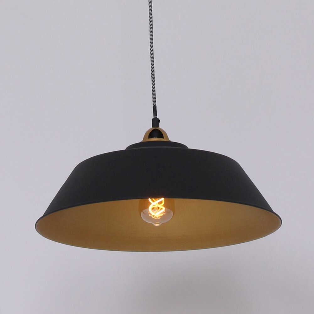 Steinhauer Mexlite Lámpara Colgante Negro, 1 luz main product photo