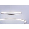 Leuchten Direkt Ls-CIRCLE Lámpara Colgante LED Acero inoxidable, 1 luz, Mando a distancia, Cambia de color