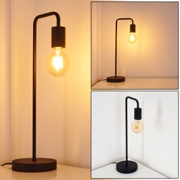 Valocolla Lámpara de Mesa Negro, 1 luz