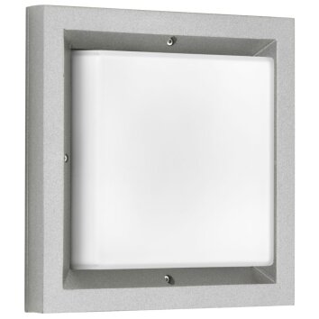 Albert 6411 Aplique para exterior LED Plata, 1 luz