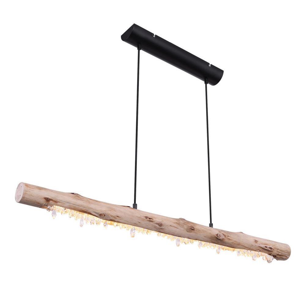 Globo HATT Lámpara Colgante LED Negro, 1 luz main product photo