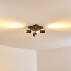 Lámpara de Techo Zuoz Cromo, Color óxido, 4 luces
