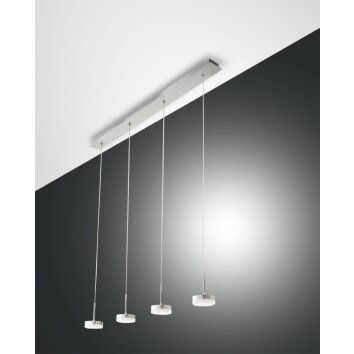 Fabas Luce Dunk Lámpara Colgante LED Aluminio, 4 luces