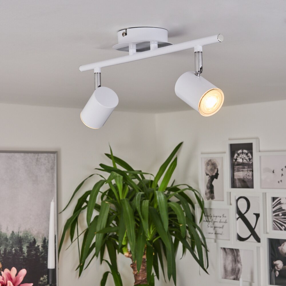 Chennai Lámpara de Techo LED Cromo, Blanca, 2 luces main product photo