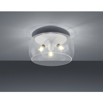 Trio Valente Lámpara de Techo LED Blanca, 3 luces