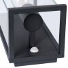 Lucide CLAIRE Aplique para exterior Negro, 1 luz, Sensor de movimiento