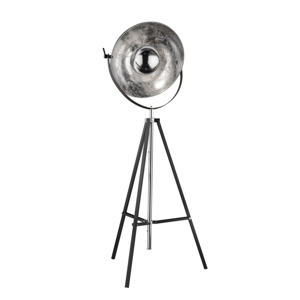 Globo XIRENA Lámpara de Pie Negro, 1 luz main product photo