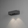 Konstsmide Monza Aplique para exterior LED Negro, 2 luces