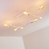Cahaba Lámpara de Techo Blanca, 8 luces