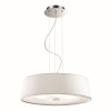 Ideal Lux HILTON Lámpara Colgante Blanca, 4 luces