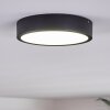 Kragos Lámpara de Techo LED Negro, 1 luz