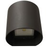 Eco-Light DODD Aplique LED Antracita, 2 luces