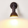 Polmak Foco de pared Negro-dorado, 1 luz