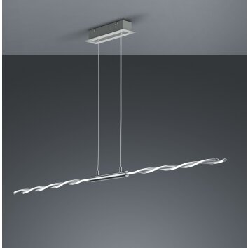 Trio-Leuchten Portofino Lámpara Colgante LED Cromo, 4 luces Trio-Leuchten Portofino Lámpara Colgante LED Cromo, 4 luces