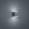 Helestra Kibo Aplique para exterior LED Gris, 2 luces