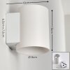 Letsbo Aplique Blanca, 1 luz