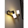 Trio Aplique LED Aluminio, Cromo, Acero inoxidable, 2 luces