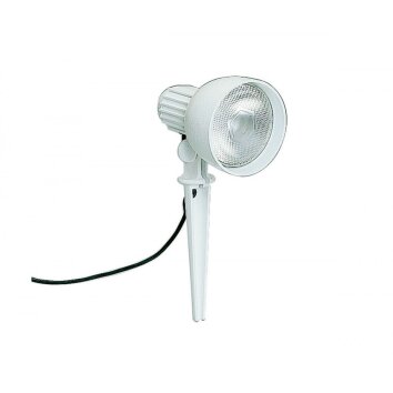 Albert 2123 Foco proyector jardin Blanca, 1 luz