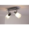 Brilliant LED Foco de techo Cromo, Blanca, 2 luces