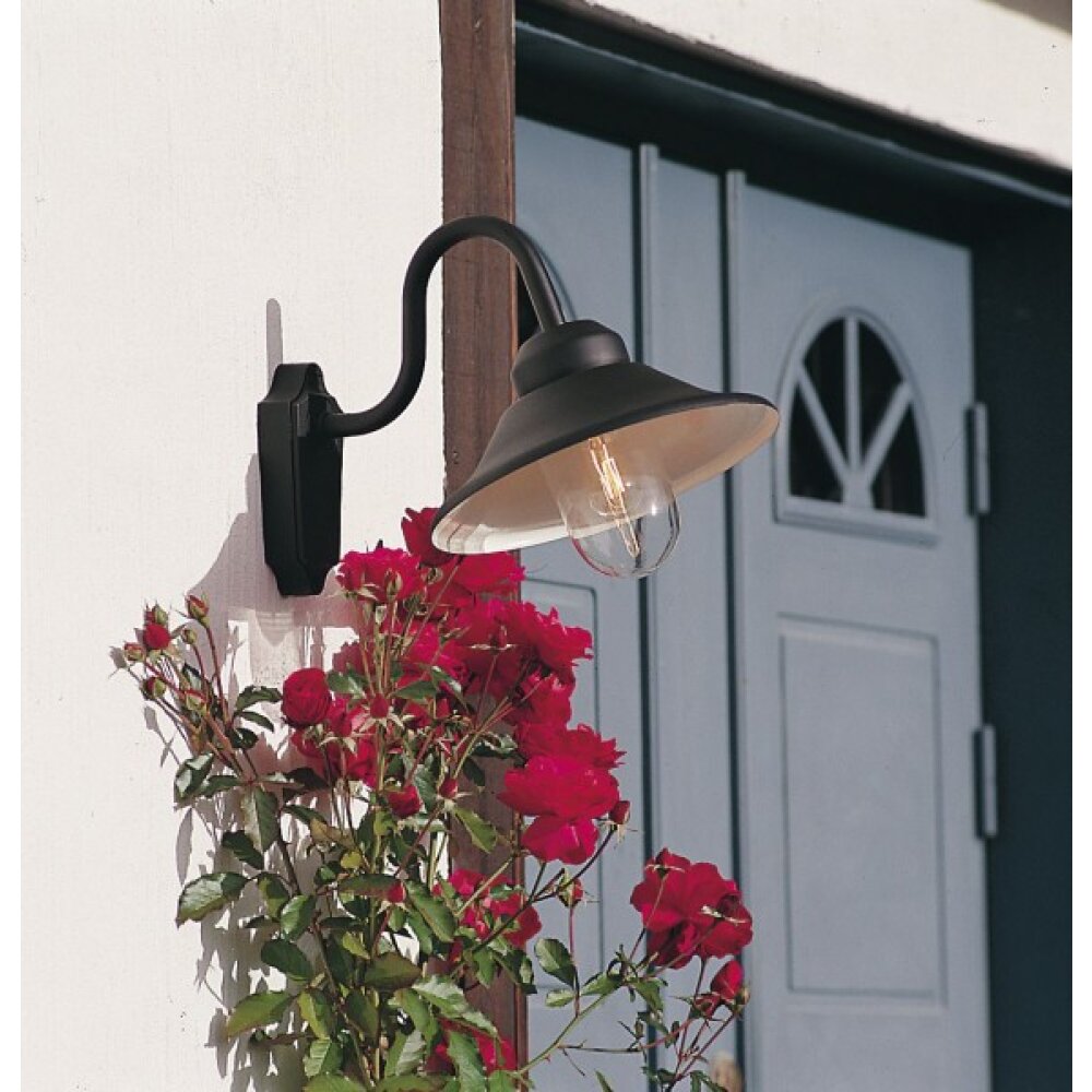 Konstsmide Vega Aplique Negro, 1 luz main product photo