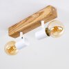 Barbengo Lámpara de Techo Madera clara, Blanca, 2 luces