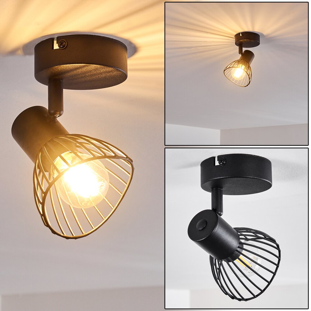 Lámpara de Techo Holbol Negro, 1 luz main product photo