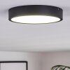 Kragos Lámpara de Techo LED Negro, 1 luz