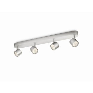 Philips STAR Foco para techo LED Aluminio, 4 luces