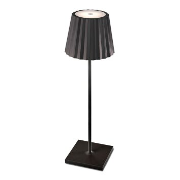 Lámpara de Mesa Mantra K2 LED Negro, 1 luz