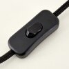 Novilly Lámpara de Mesa Negro, 1 luz