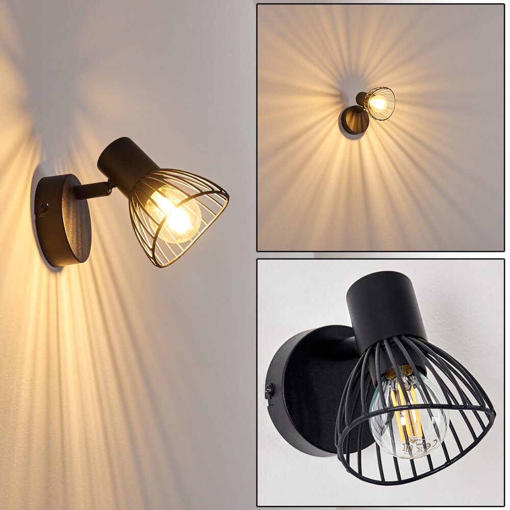 Aplique Holbol Negro, 1 luz main product photo