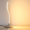 Leuchten-Direkt Wave Lámpara de mesa LED Acero inoxidable, 1 luz