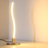 Leuchten-Direkt Wave Lámpara de mesa LED Acero inoxidable, 1 luz
