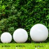 Miau Bolas luminosas para exterior Blanca, 3 luces