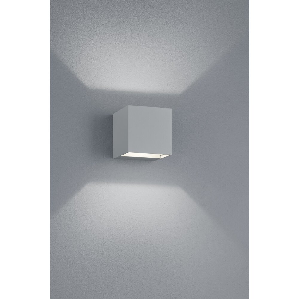 Trio ADAJA Aplique para exterior LED Titanio, 2 luces main product photo