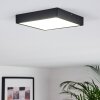 Kragos Lámpara de Techo LED Negro, Blanca, 1 luz