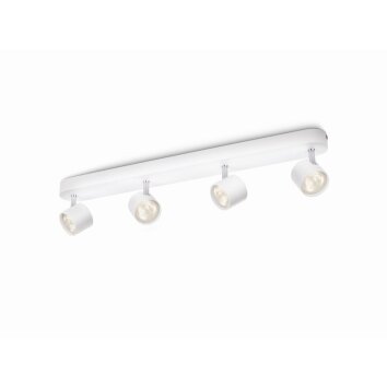 Philips STAR Foco para techo LED Blanca, 4 luces