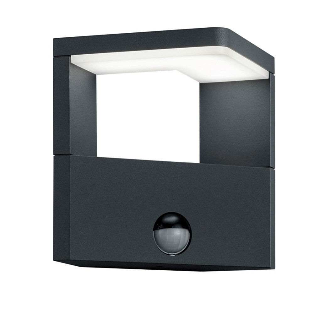Trio Ganges Aplique para exterior LED Antracita, 1 luz, Sensor de movimiento main product photo