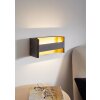 EGLO FELONICHE Aplique LED dorado, Negro, 1 luz