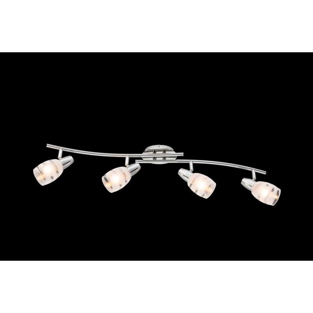 Globo Foco de techo Cromo, 4 luces main product photo