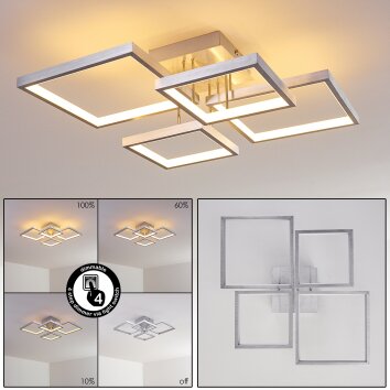 Bacolod Lámpara de Techo LED Aluminio, 1 luz