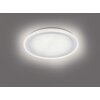 Leuchten-Direkt MEDINA Lámpara de Techo LED cromo bruñido, 1 luz, Mando a distancia
