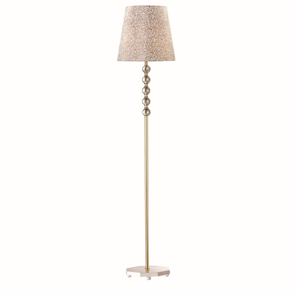 Ideal Lux QUEEN Lámpara de Pie dorado, Transparente, claro, 1 luz main product photo