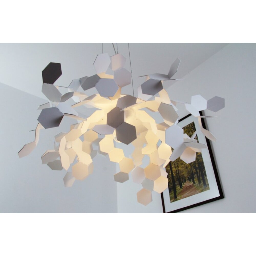 Zavaluce Andromeda Lámpara suspendida Blanca, 1 luz main product photo