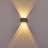 Abaiang Aplique para exterior LED Gris, 1 luz Abaiang Aplique para exterior LED Gris, 1 luz