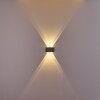 Abaiang Aplique para exterior LED Gris, 1 luz Abaiang Aplique para exterior LED Gris, 1 luz