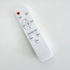 Litto Lámpara de Techo LED Blanca, 1 luz, Mando a distancia
