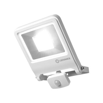 LEDVANCE POLYBAR Aplique para exterior Blanca, 1 luz, Sensor de movimiento