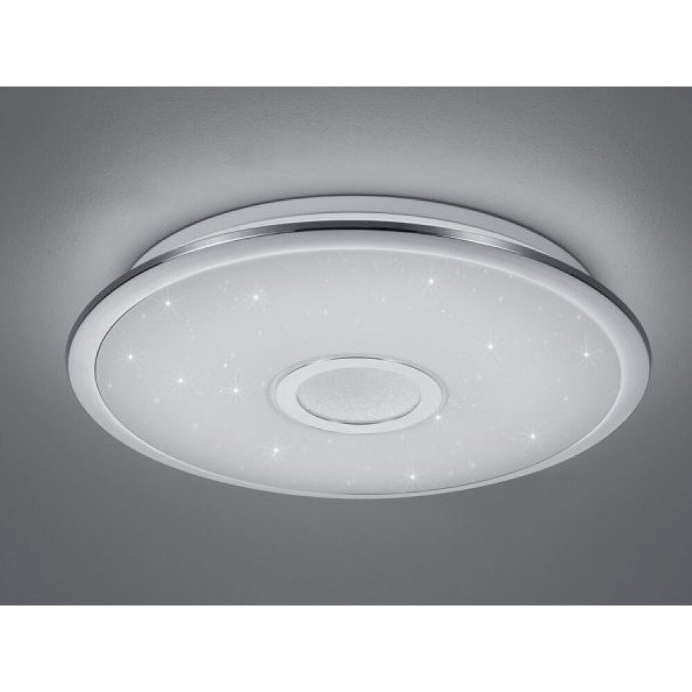Trio OSAKA Lámpara de techo LED Cromo, 1 luz, Mando a distancia main product photo